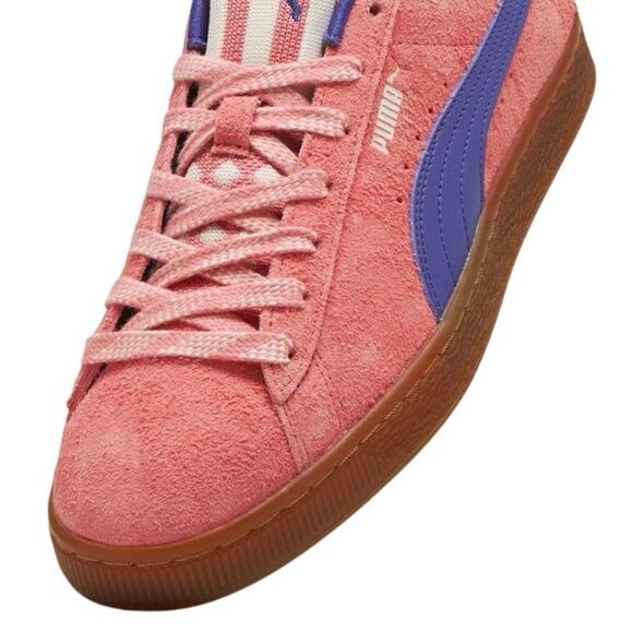 Puma Suede Supertifo Mens Pink & Purple Suede Lifestyle Sneakers Shoes Size 12 - Picture 6 of 8